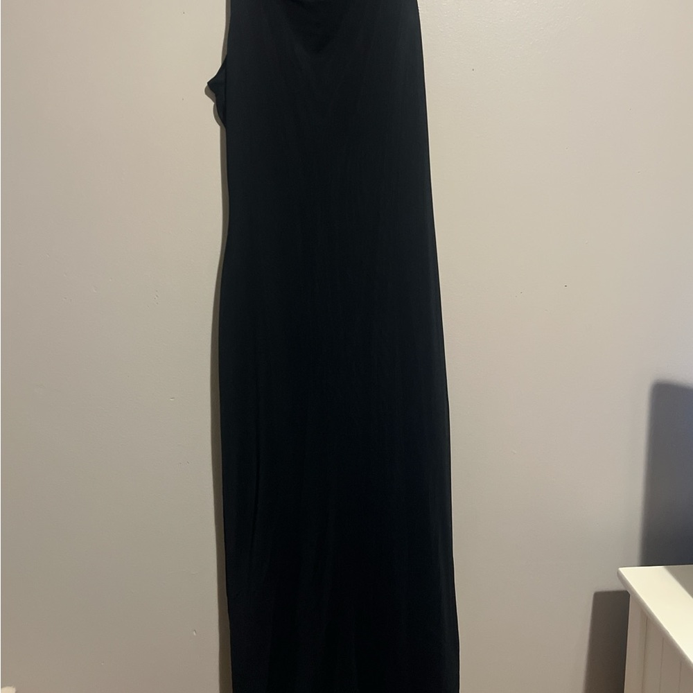 See You Monday Classic Black Maxi Dress